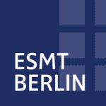 ESMT Berlin Logo blau weiß